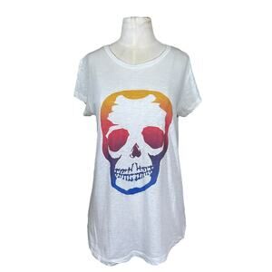 ZADIG & VOLTAIRE Sunset Skull Skinny Fit T-Shirt